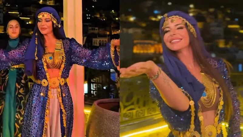 Simge Sağın Mardin'de çiğ köfte yoğurdu, halay çekti