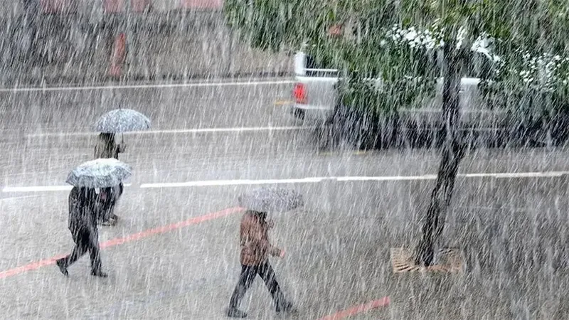 Marmara, Ege ve Akdeniz için sarı ve turuncu kod verildi