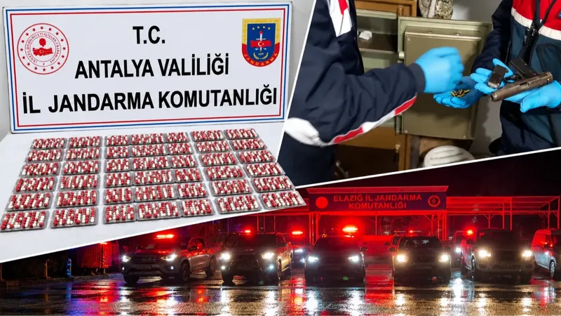 32 ilde dev uyuşturucu operasyonu! 423 şüpheli yakalandı