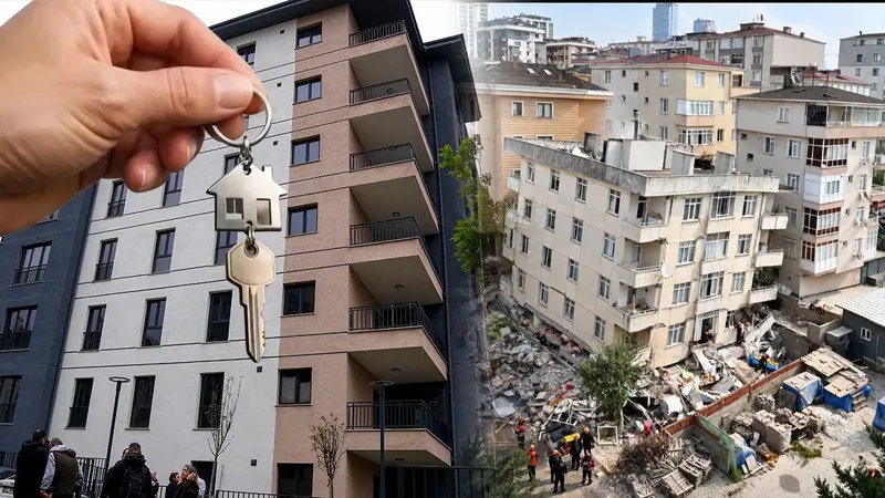 Maltepe'de çöken binadaki vatandaşlar yeni konutlarına kavuştu
