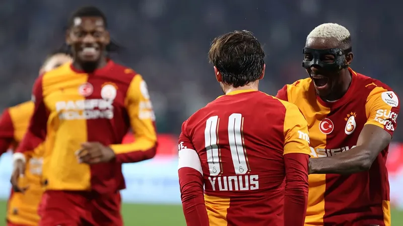 Galatasaray, Konyaspor'a gol yağdırdı