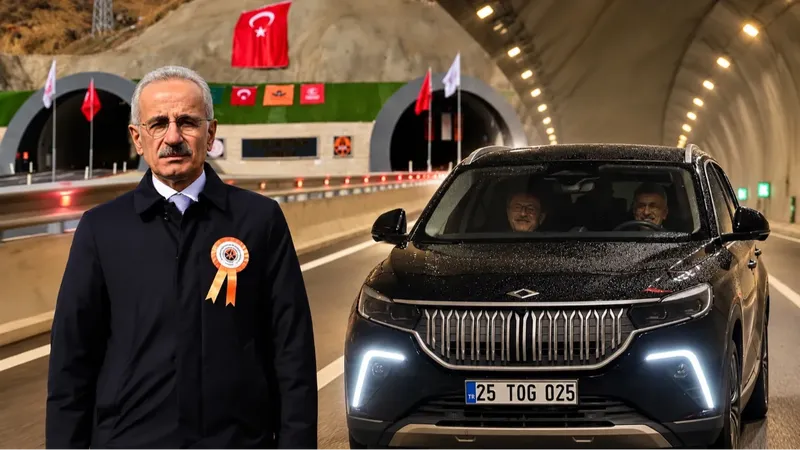 Erzurum'da Dallıkavak Tüneli açıldı!