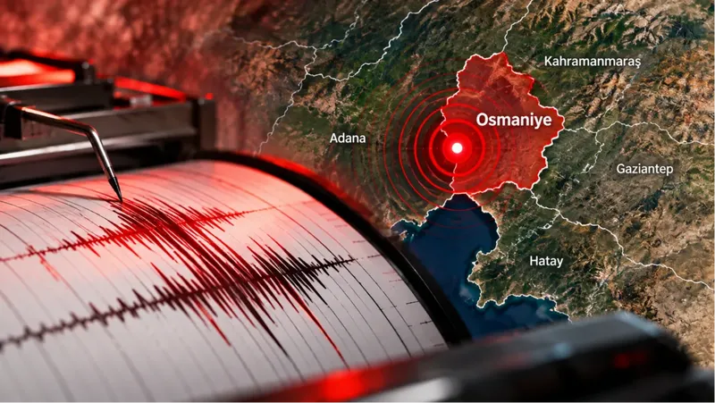 Osmaniye'de 3,8 büyüklüğünde deprem!