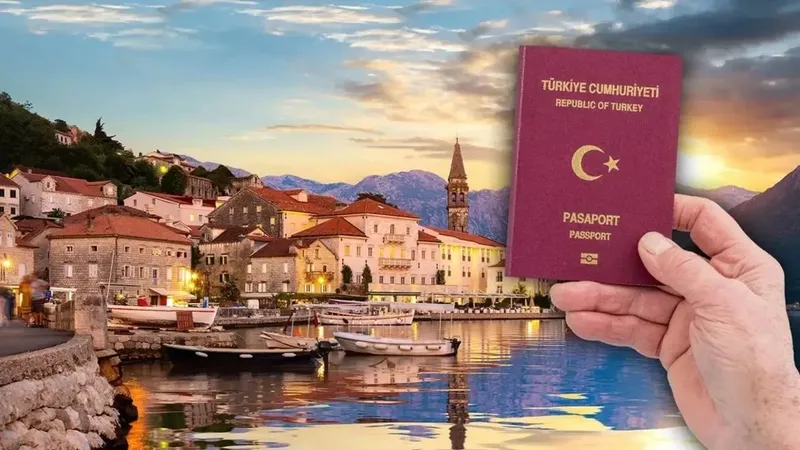 Karadağ'a gitmek için yarından itibaren vize gerekecek