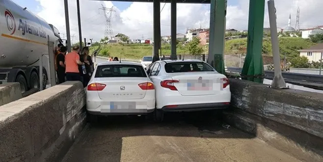 Kartal'da iki inatçı sürücü gişeye sıkıştı!