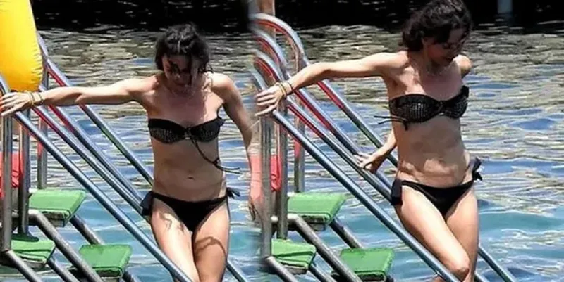 Hande Ataizi bikinisiyle nefes kesti
