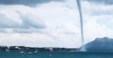 Datça'da hortum paniği