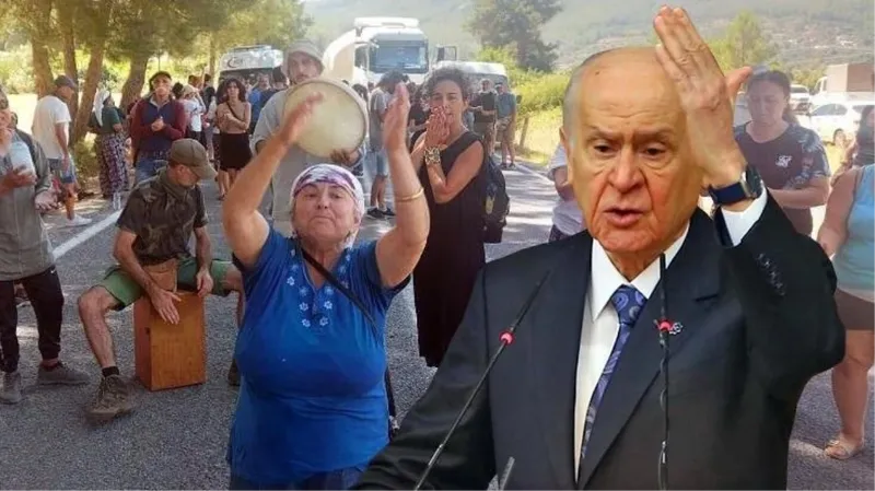 Bahçeli, Akbelen'deki eylemcilere verdi veriştirdi