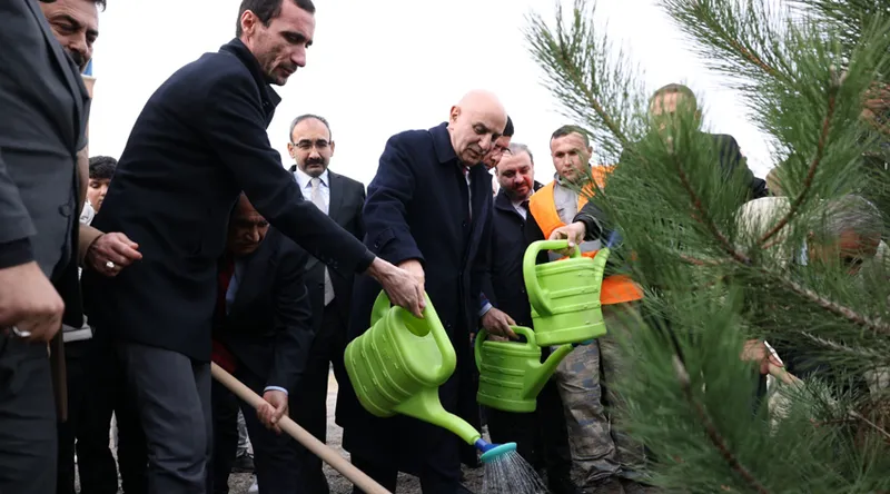 Alparslan Türkeş'in 106. doğum yılında fidanlar toprakla buluşturuldu