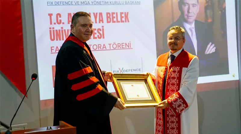 Belek Üniversitesi'nden Şükrü Tan Erim'e fahri doktora