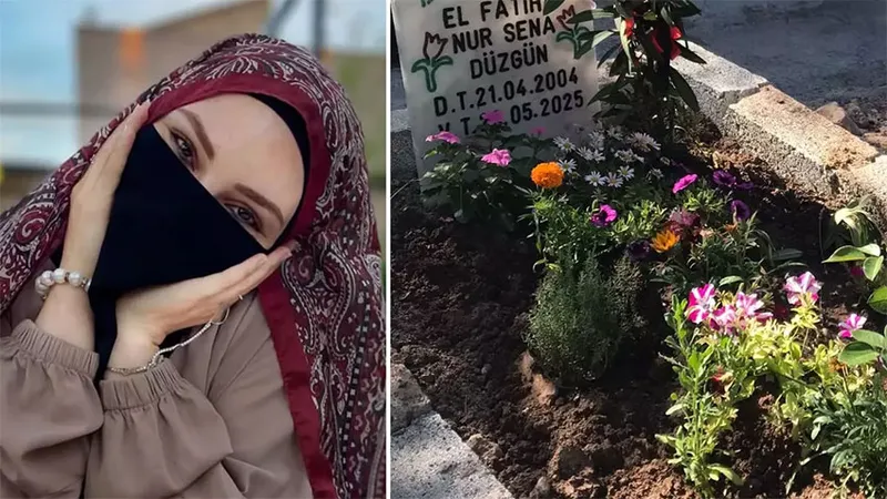 Sena Düzgün'e bir mezarı çok gördüler!