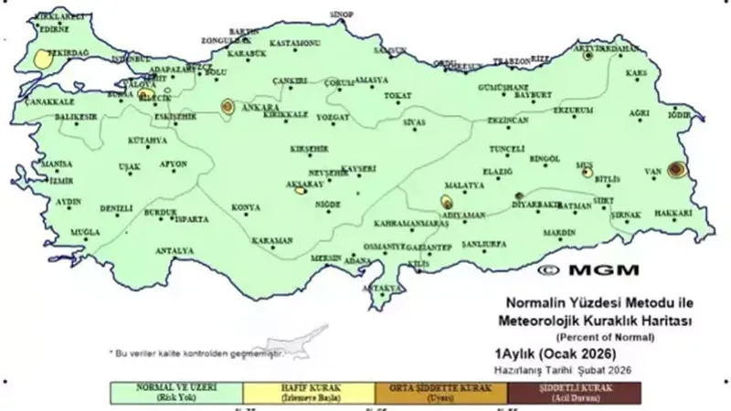 Kuraklık riski şimdilik ortadan kalktı