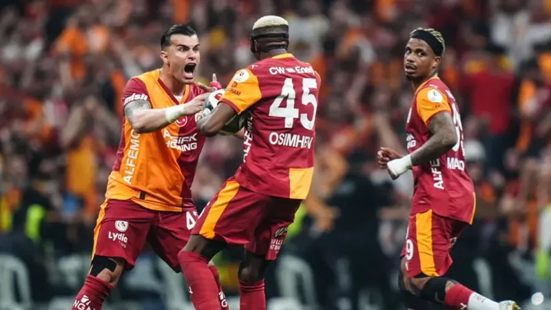 Süper Lig'de şampiyon Galatasaray