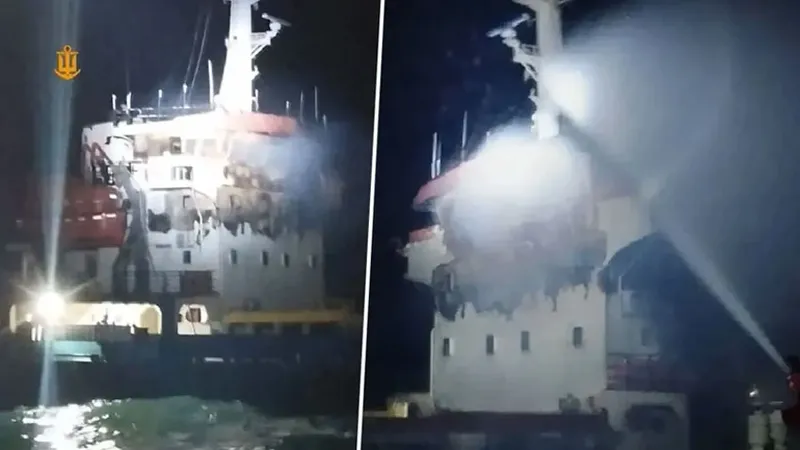 Karadeniz'de Türk gemisine İHA saldırısı