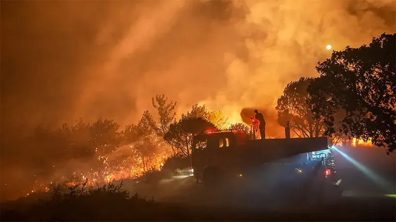Antalya'da üç günde otuz dört yangın