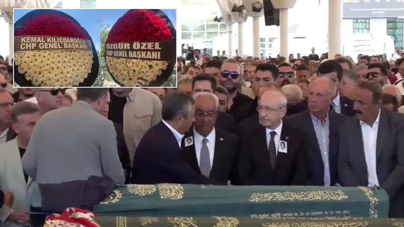Olcay Baykal'ın cenazesinde soğuk rüzgarlar