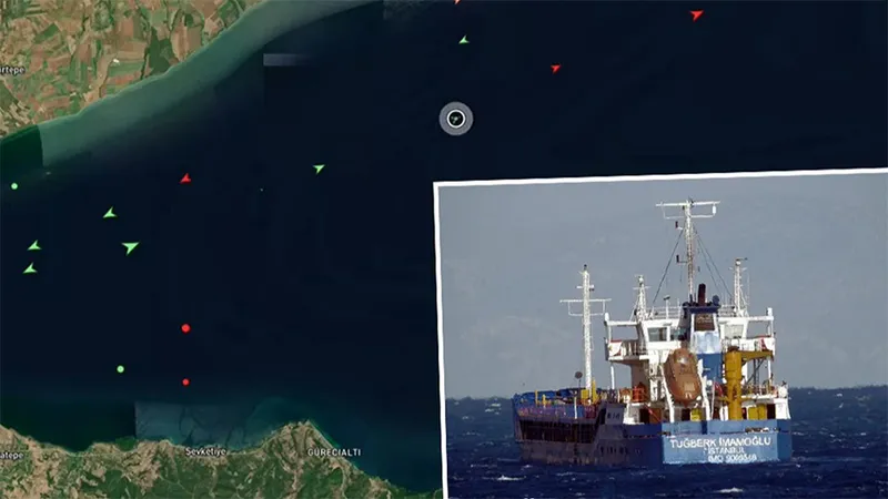 Silivri açıklarında iki Türk gemisi çarpıştı!