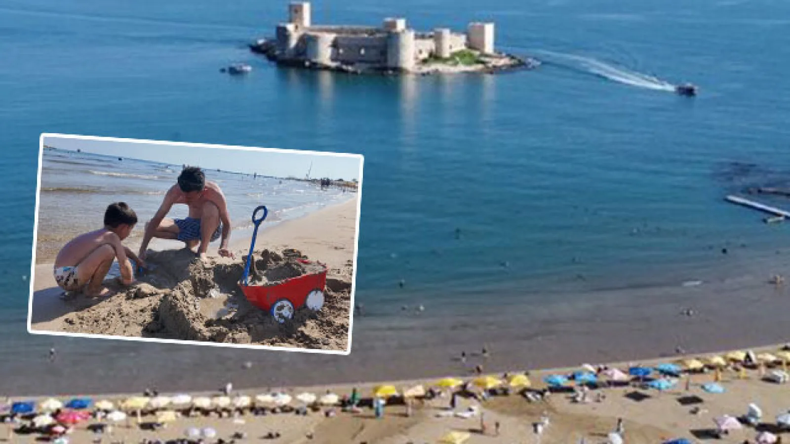 Mersin'de sonbaharda deniz keyfi