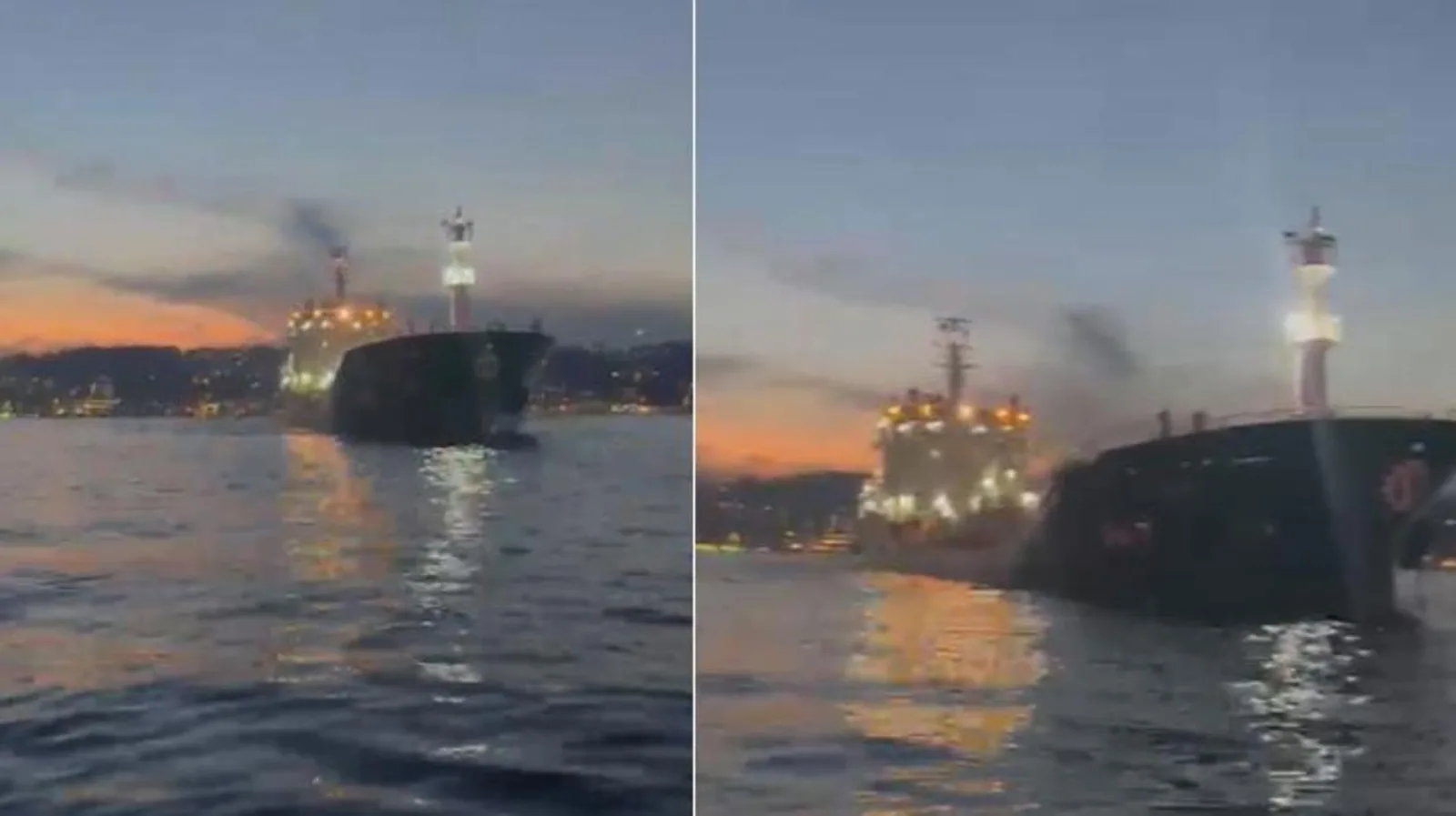 İstanbul Boğazı'nda facia ucuz atlatıldı