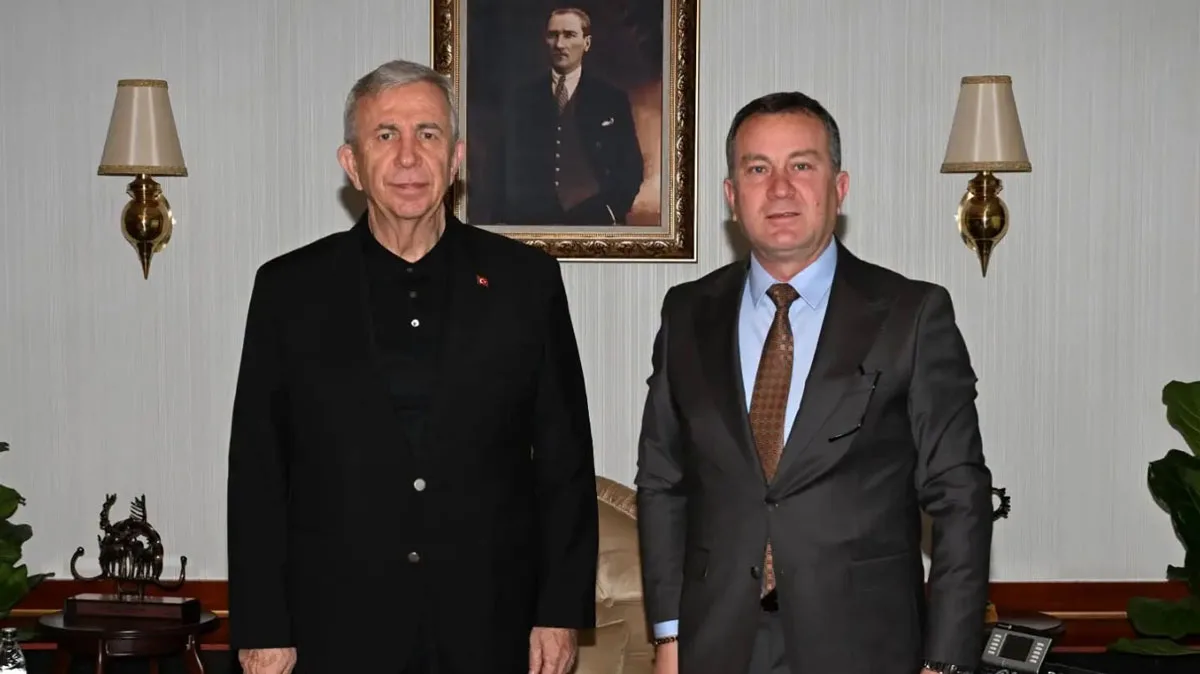 Nizip Belediye Başkanı Ali Doğan'dan Mansur Yavaş'a ziyaret