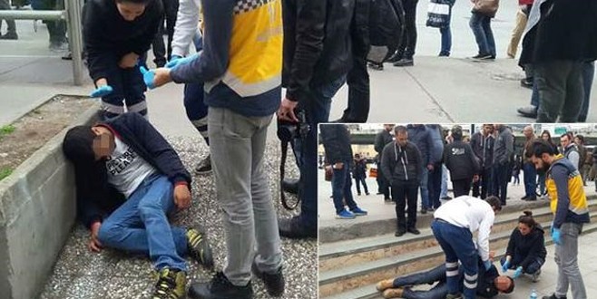 İstanbul'un göbeğinde şok görüntü!