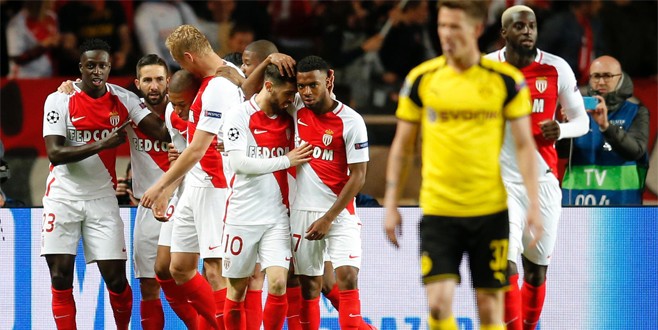 Monaco Borussia Dortmund'a şans tanımadı
