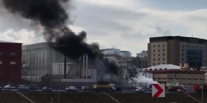 İstanbul İkitelli'de korkutan yangın