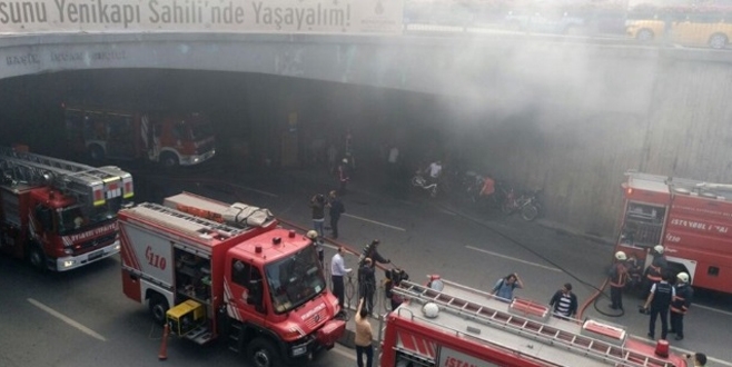 İstanbul'un kalbinde büyük yangın