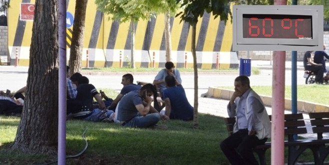 Termometreler 60 dereceyi gösterdi!