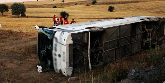 Ankara'da otobüs şarampole uçtu; 4 ölü