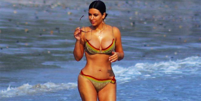 Kim Kardashian'ın o fotoğrafı olay oldu!