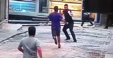 Polisten kaçan hırsız boksöre yakalandı