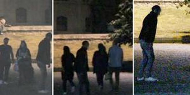 İstanbul'un göbeğinde şok görüntüler
