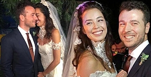Azra Akın gelinliğini parçaladı