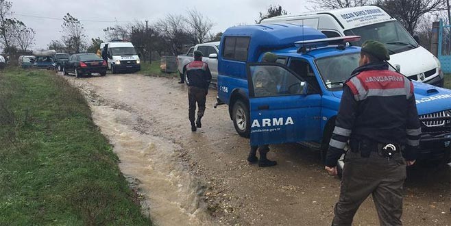 Tekirdağ'da askeri araç sele kapıldı