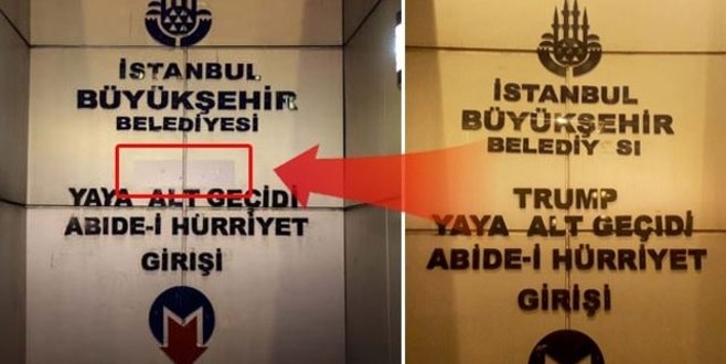İstanbul metrosunda şaşırtan görüntü