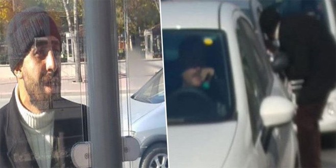 Konya'da pişkin dilenciden şok eden soru