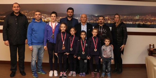Şampiyon cimnastikçilerden Altınok Öz'e ziyaret