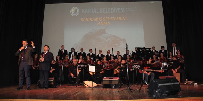 Sarıkamış Şehitleri Kartal'da anıldı