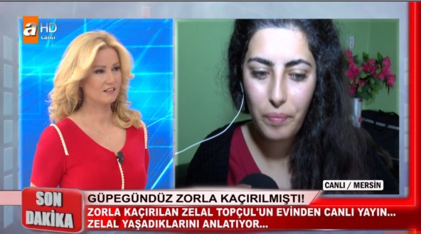 Zelal Topçul yaşadıklarını Müge Anlı'ya anlattı