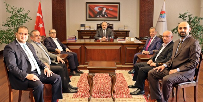 Esnaf ve Sanatkarlar Odasından Meftun Dallı'ya ziyaret