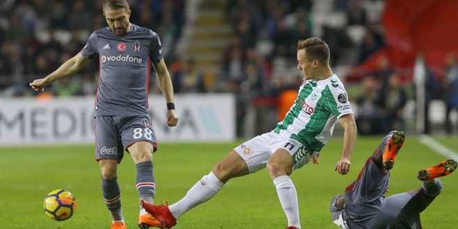 Beşiktaş'a Konyaspor freni