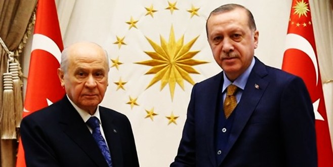 Cumhurbaşkanı Erdoğan Bahçeli ile görüştü