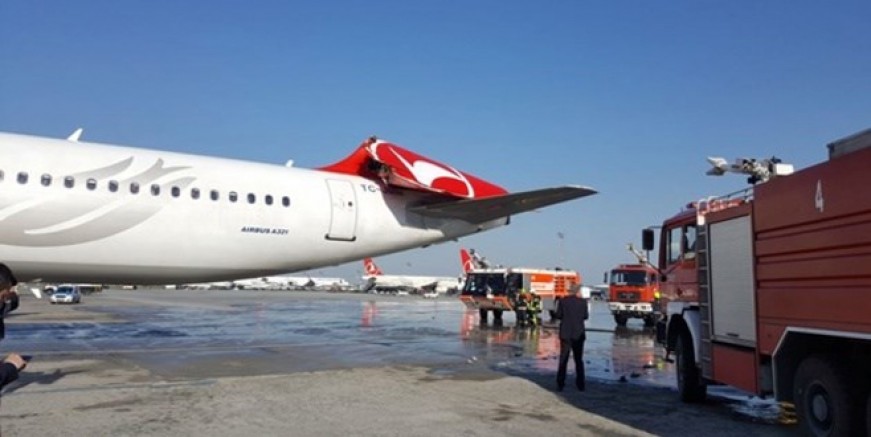 Atatürk Havalimanı'nda uçak kazası
