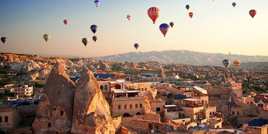 Kapadokya'ya Nisan'da turist yağdı