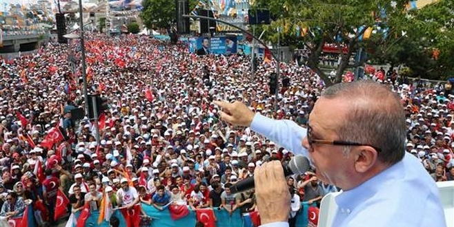 Cumhurbaşkanı Erdoğan Kartal'da konuştu