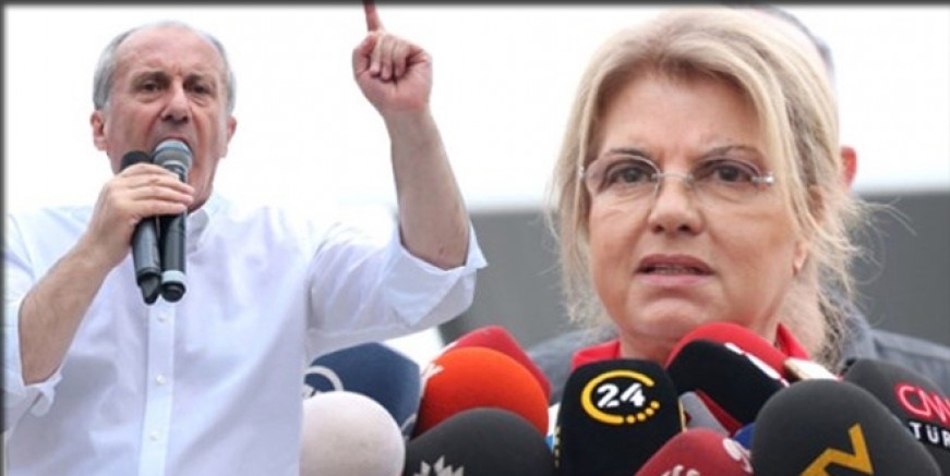 Muharrem İnce Tansu Çiller'i topa tuttu
