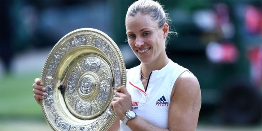 Wimbledon'ın kraliçesi Angelique Kerber