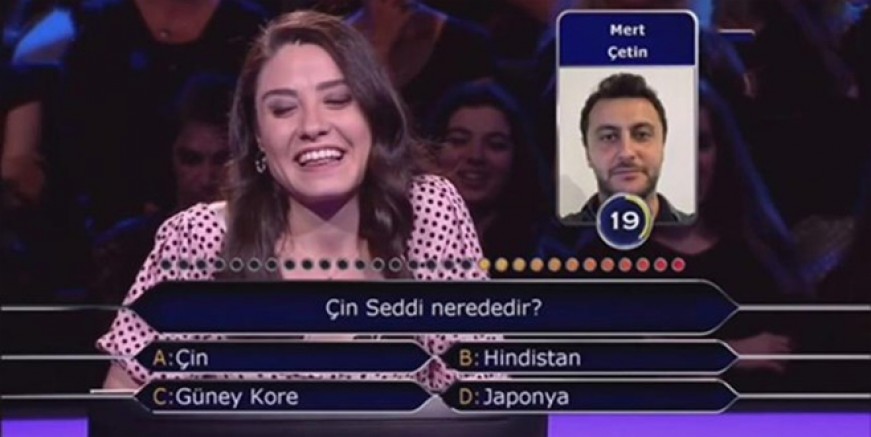 Çin Seddi nerede? Milyoner'de şoke eden yanıt