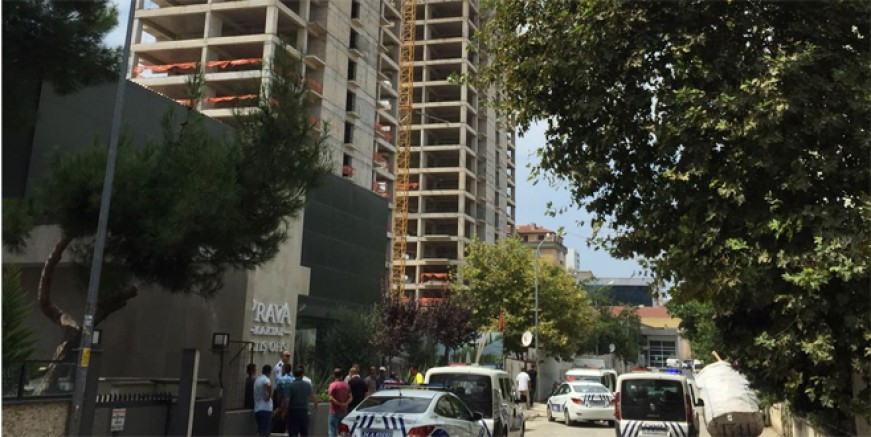 Kartal'da inşaat işçilerinin maaş isyanı